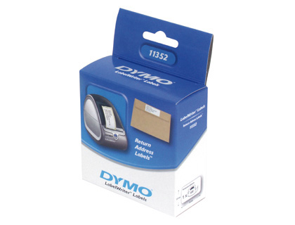 ETIQUETA ADHESIVA DYMO 11356 -TAMAÑO 89X41 MM PARA IMPRESORA 400 300 ETIQUETAS USO IDENTIFICACION