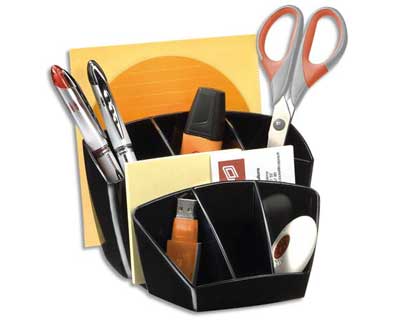 [1005800011] ORGANIZADOR SOBREMESA CEP CONFOR PLASTICO NEGRO