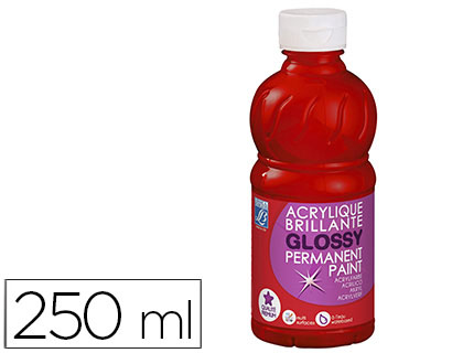 [301255] PINTURA ACRILICA L&B BRILLO ROJO PRIMARIO BOTE DE 250 ML