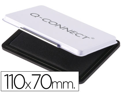 [KF25211] TAMPON Q-CONNECT Nº2 110X70 MM NEGRO