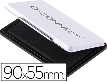 [KF16315] TAMPON Q-CONNECT Nº3 90X55 MM NEGRO